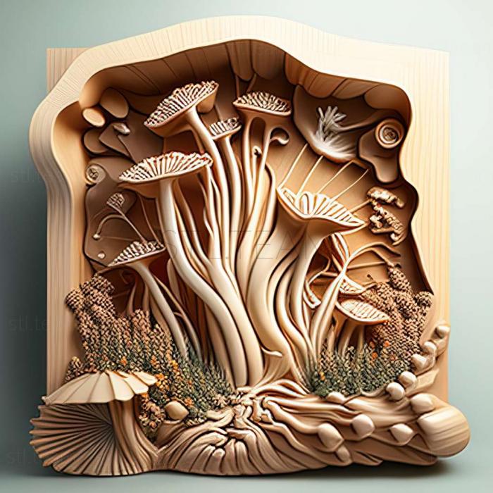 3D модель Atheta грибы (STL)